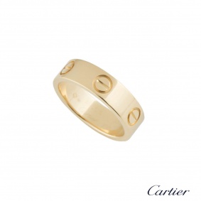 Cartier Yellow Gold Love Ring Size 57 B4084600